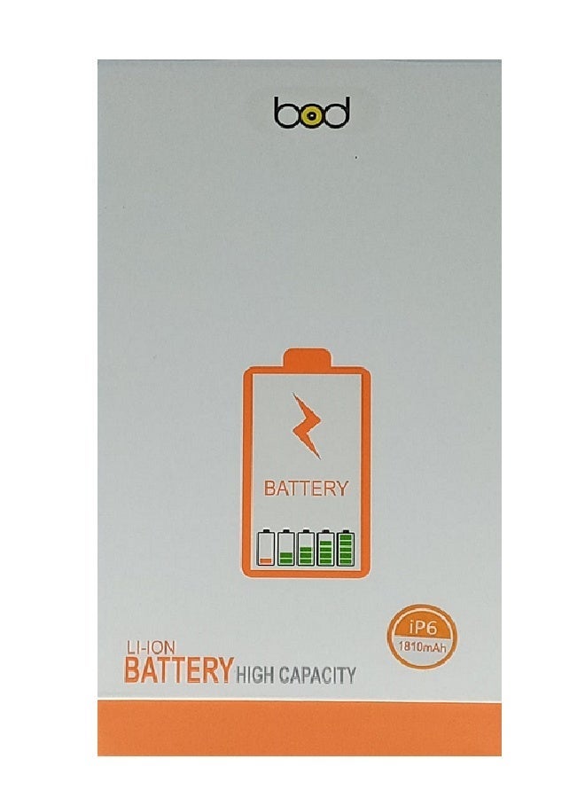 بود بطارية لآيفون 6 1810 مللي أمبير / ساعة أسود - Image 1